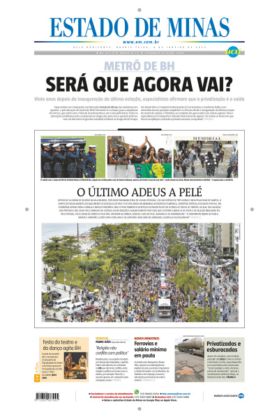 Estado de Minas - Edição de 04 de janeiro de 2023