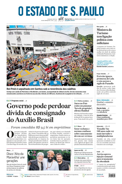 Estadão - Edição de 04 de janeiro de 2023
