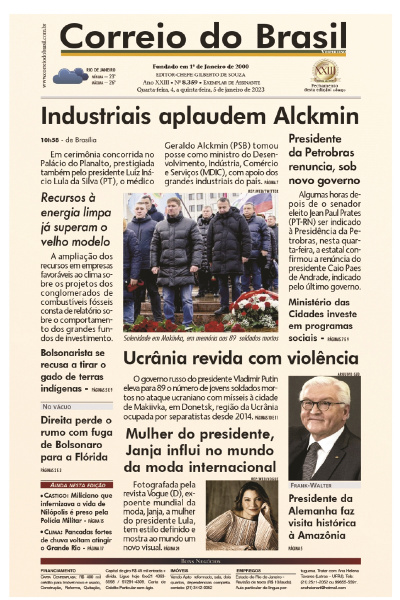 Correio do Brasil – Edição de 04 a 05 de janeiro de 2023