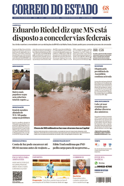 Correio do Estado - Edição de 05 de janeiro de 2023