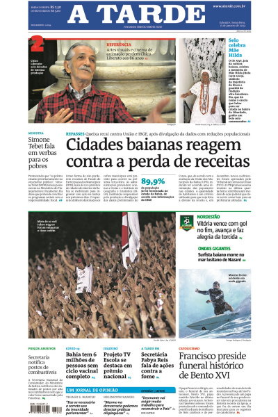 A TARDE - Edição de 06 de janeiro de 2023