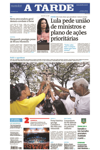 A TARDE - Edição de 07 de janeiro de 2023
