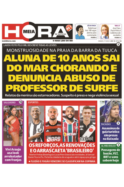 Meia Hora - Edição de 07 de janeiro de 2023