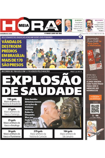 Meia Hora - Edição de 09 de janeiro de 2023