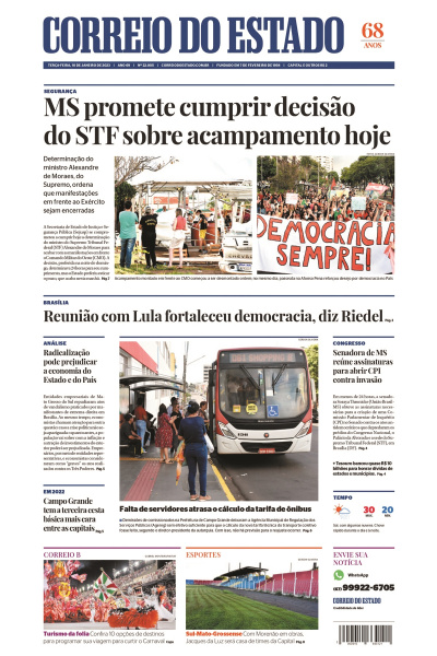 Correio do Estado - Edição de 10 de janeiro de 2023