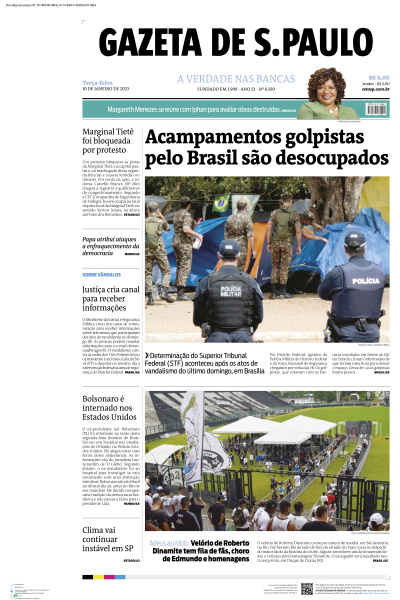 Gazeta de S. Paulo - Edição de 10 de Janeiro de 2023