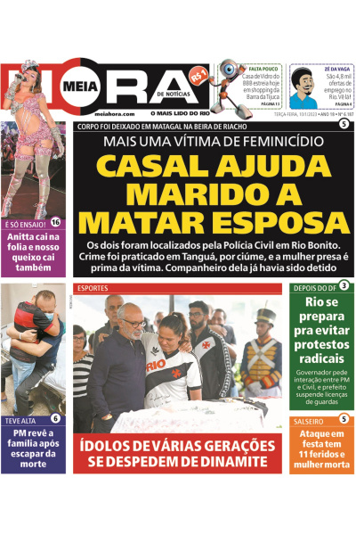 Meia Hora - Edição de 10 de janeiro de 2023