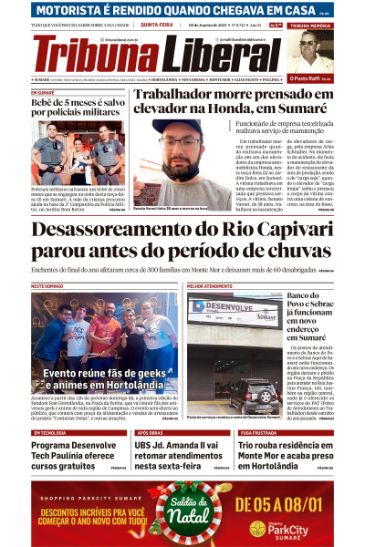 Tribuna Liberal - Edição de 05 de Janeiro de 2023