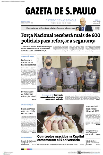 Gazeta de S. Paulo - Edição de 11 de Janeiro de 2023