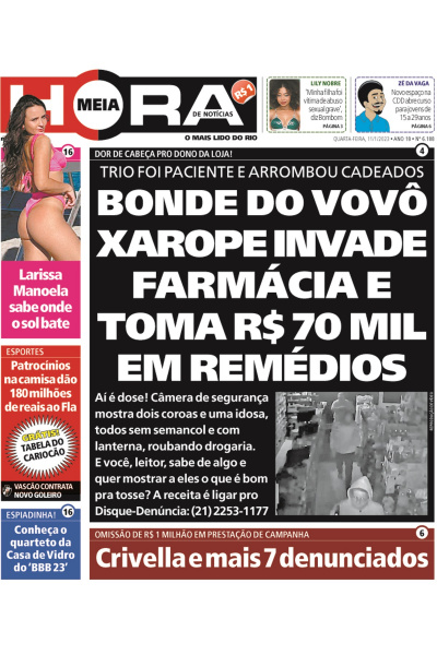 Meia Hora - Edição de 11 de janeiro de 2023