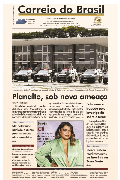 Correio do Brasil – Edição de 11 a 12 de janeiro de 2023