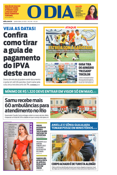 O DIA - Edição de 12 de Janeiro de 2023