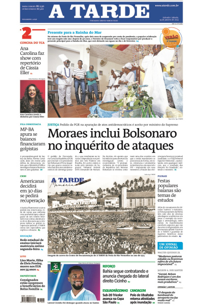 A TARDE - Edição de 14 de janeiro de 2023