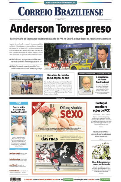 Correio Braziliense - Edição de 15 de janeiro de 2023