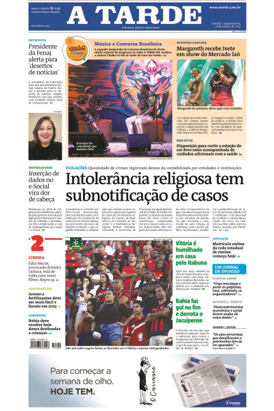 A TARDE - Edição de 16 de janeiro de 2023