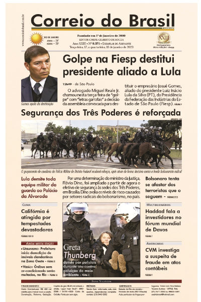 Correio do Brasil – Edição de 17 a 18 de janeiro de 2023