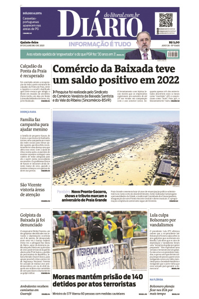 Diário do Litoral – Edição 19 de janeiro de 2023