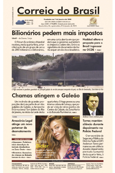 Correio do Brasil – Edição de 18 a 19 de janeiro de 2023