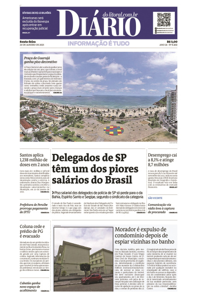 Diário do Litoral – Edição 20 de janeiro de 2023