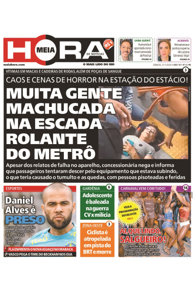 Meia Hora - Edição de 21 de janeiro de 2023