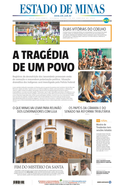 Estado de Minas - Edição de 23 de janeiro de 2023