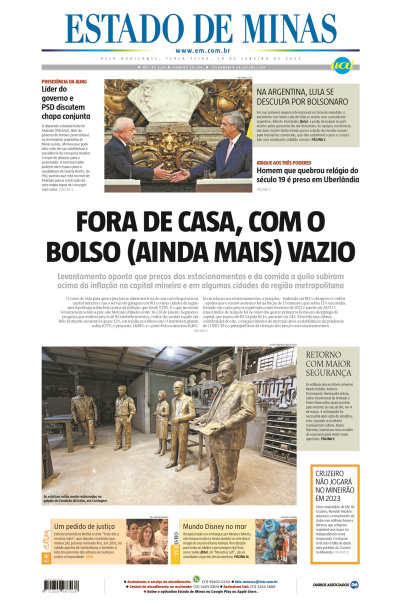 Estado de Minas - Edição de 24 de janeiro de 2023