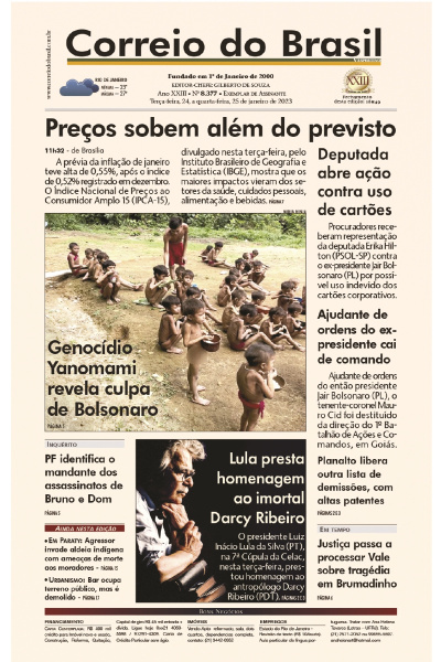 Correio do Brasil – Edição de 24 a 25 de janeiro de 2023