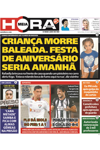 Meia Hora - Edição de 27 de janeiro de 2023