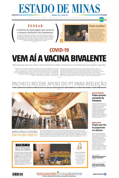 Estado de Minas - Edição de 27 de janeiro de 2023