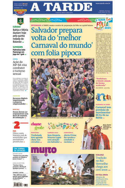 A TARDE - Edição de 29 de janeiro de 2023