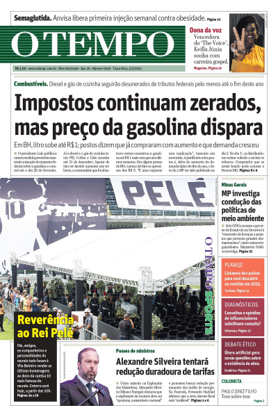 O TEMPO - Edição de 03 de janeiro de 2023