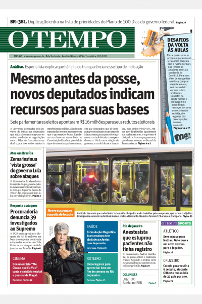 O TEMPO - Edição de 17 de janeiro de 2023