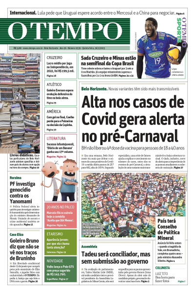 O TEMPO - Edição de 26 de janeiro de 2023