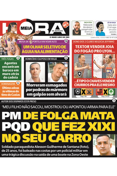 Meia Hora - Edição de 01 de fevereiro de 2023