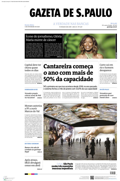 Gazeta de S. Paulo - Edição de 03 de Fevereiro de 2023