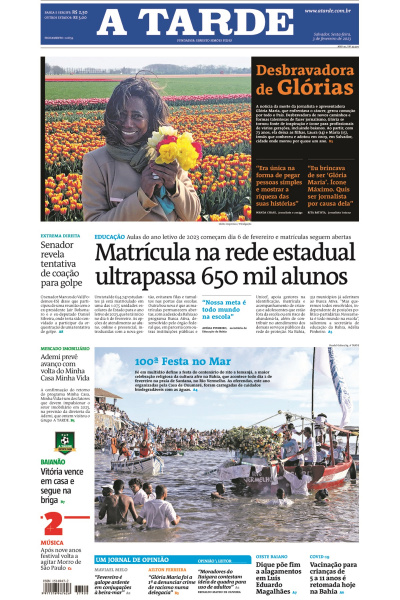 A TARDE - Edição de 03 de fevereiro de 2023