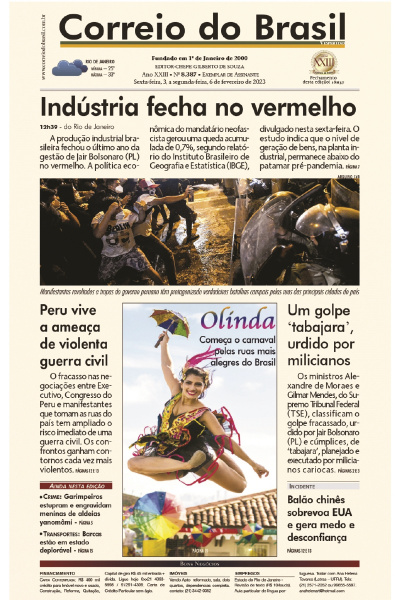 Correio do Brasil – Edição de 03 a 06 de fevereiro de 2023