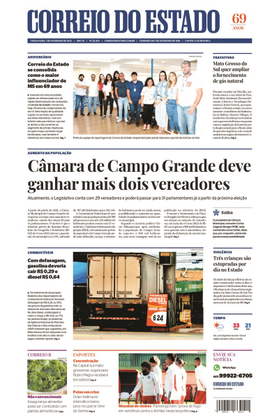 Correio do Estado - Edição de 07 de fevereiro de 2023