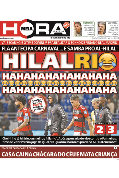 Meia Hora - Edição de 08 de fevereiro de 2023