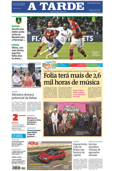 A TARDE - Edição de 08 de fevereiro de 2023