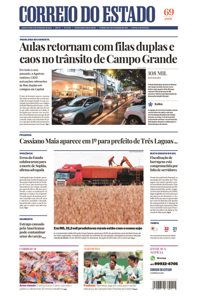 Correio do Estado - Edição de 09 de fevereiro de 2023
