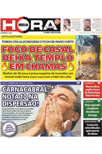 Meia Hora - Edição de 10 de fevereiro de 2023