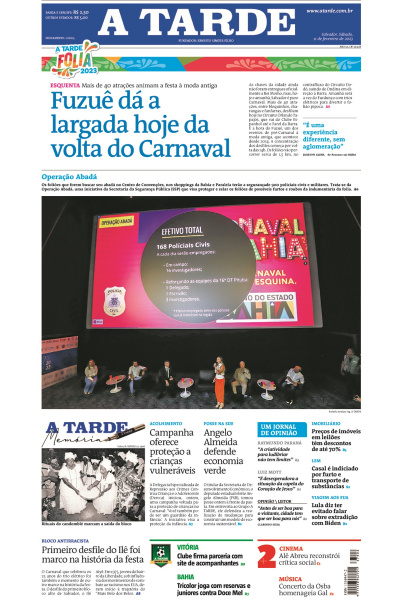 A TARDE - Edição de 11 de fevereiro de 2023