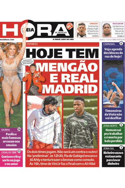 Meia Hora - Edição de 12 de fevereiro de 2023