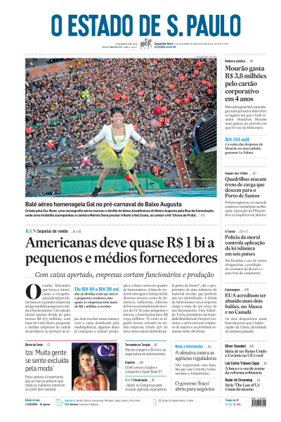 Estadão - Edição de 13 de Fevereiro de 2023