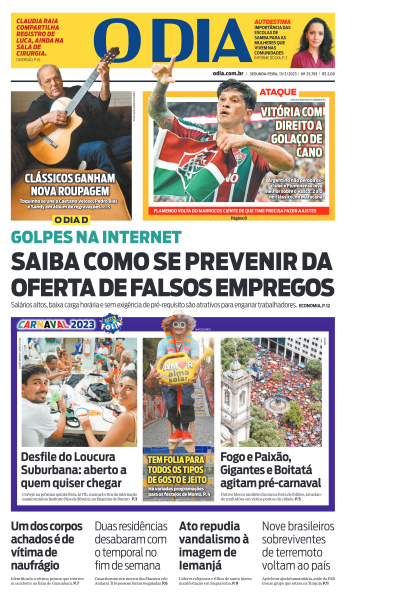 O DIA - Edição de 13 de Fevereiro de 2023