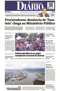 Diário do Litoral – Edição de 15 de fevereiro de 2023