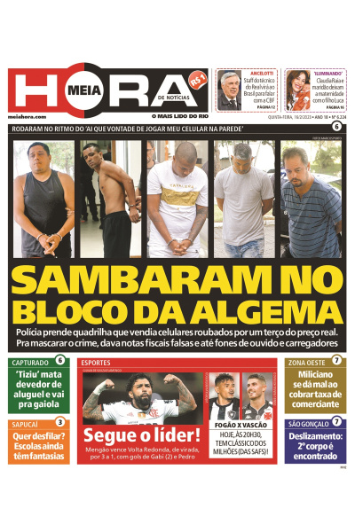 Meia Hora - Edição de 16 de fevereiro de 2023