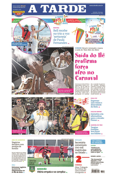 A TARDE - Edição de 19 de fevereiro de 2023