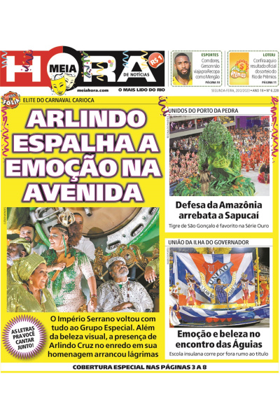 Meia Hora - Edição de 20 de fevereiro de 2023